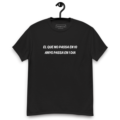 El que no passa en 10 anys passa en 1 dia