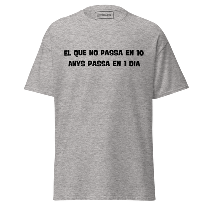 El que no passa en 10 anys passa en 1 dia