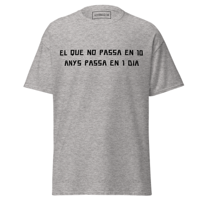El que no passa en 10 anys passa en 1 dia