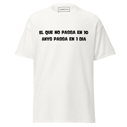 El que no passa en 10 anys passa en 1 dia